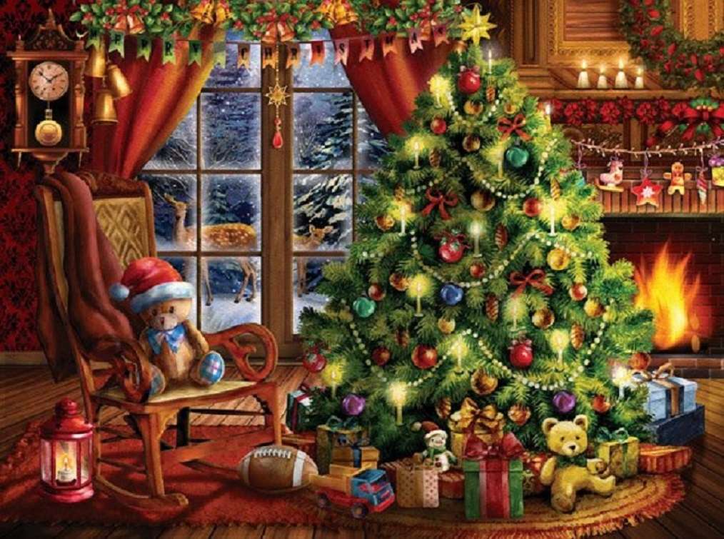 Pomul de Crăciun. puzzle online