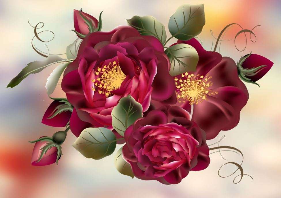 Rose marchande puzzle en ligne