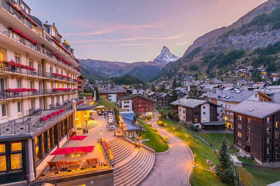 Zelmat - un oraș din Elveția jigsaw puzzle online
