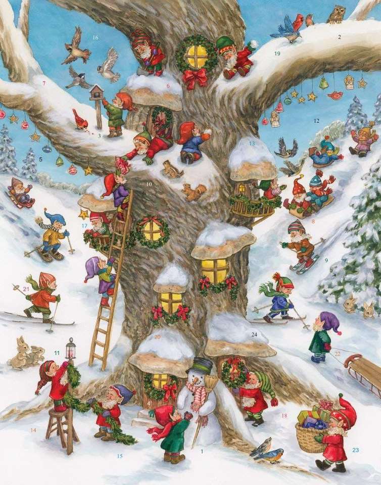 Christmas mood online puzzle