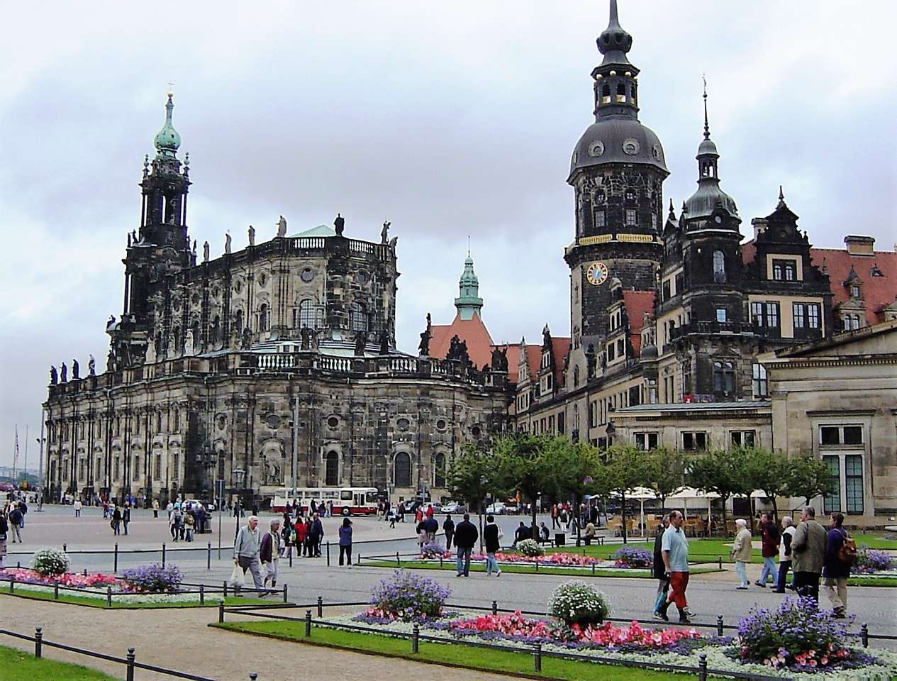 Дрезден - бароковата перла на брега на Елба онлайн пъзел