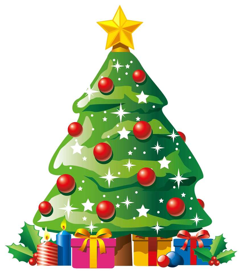 Christmas tree jigsaw puzzle online