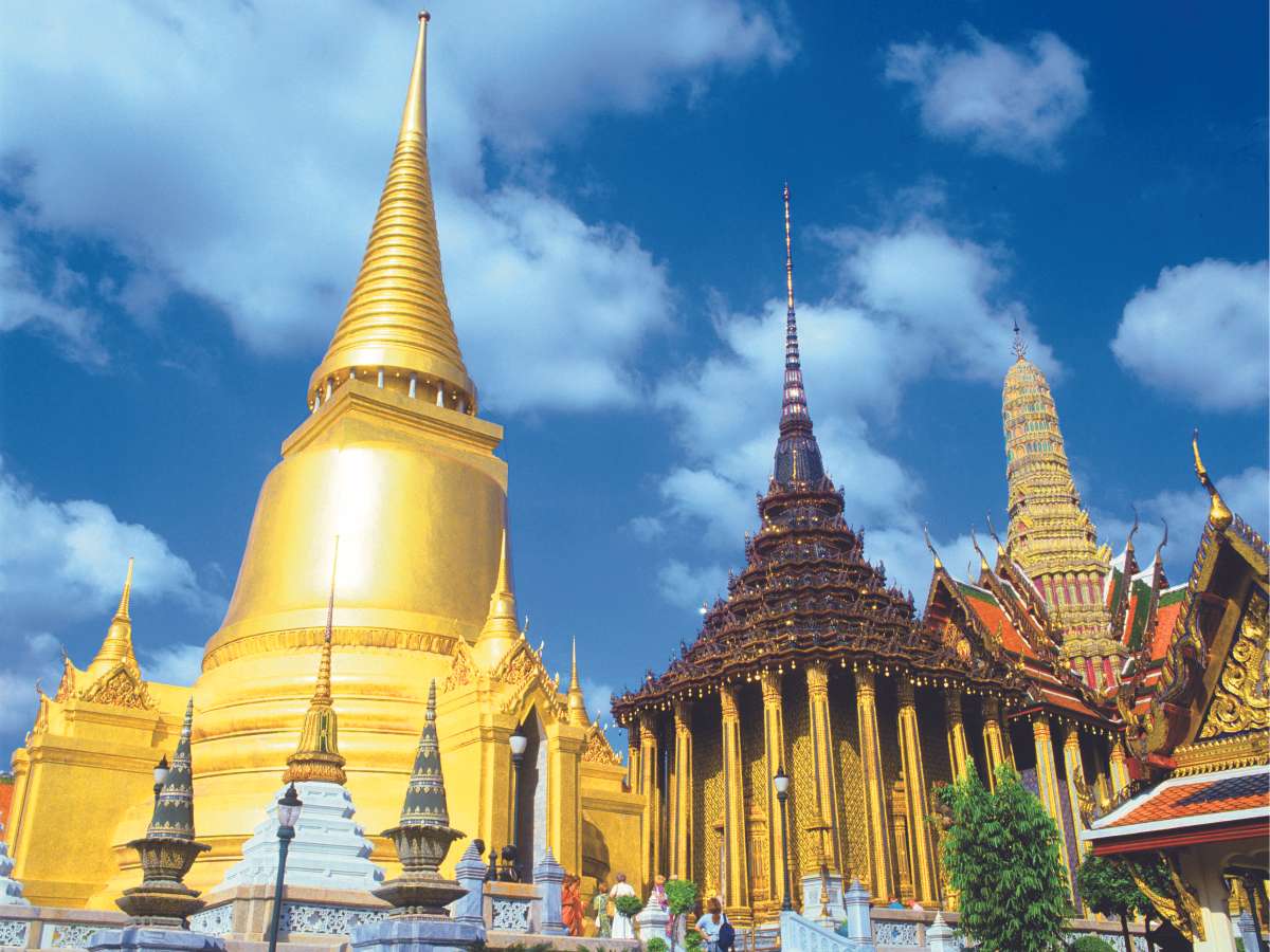 Buddhistiskt tempel i Asien Pussel online