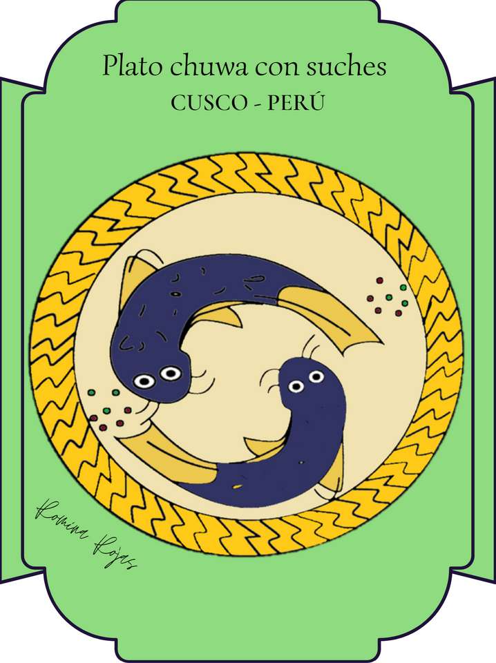 Chuwa talíř s takovými - Cusco online puzzle