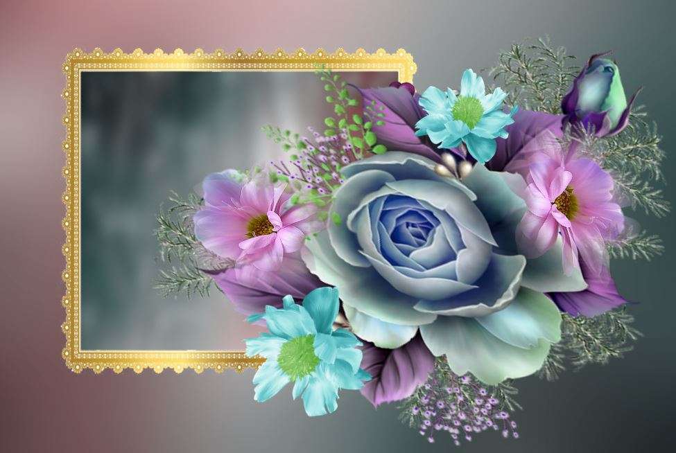 Анимация букета цветов пазл онлайн