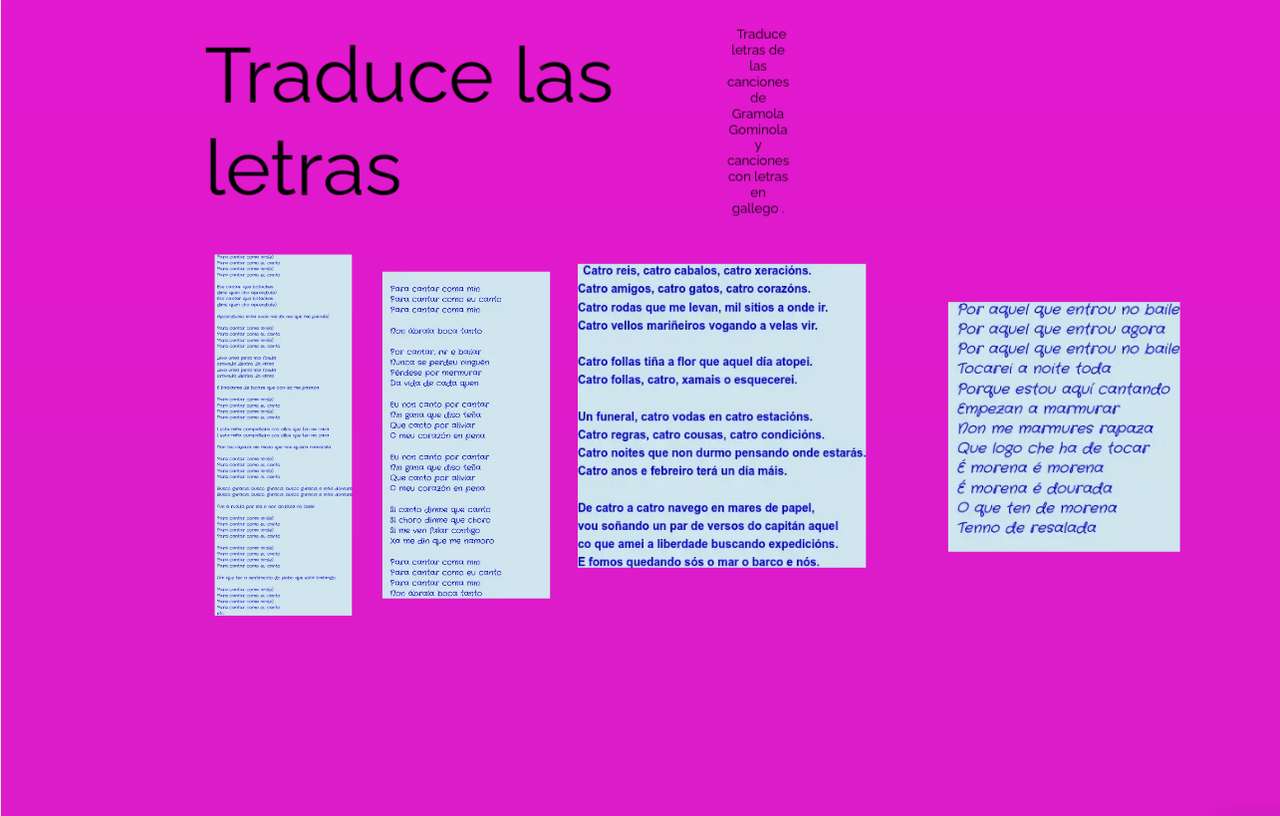 Přeložte texty do španělštiny 2 skládačky online