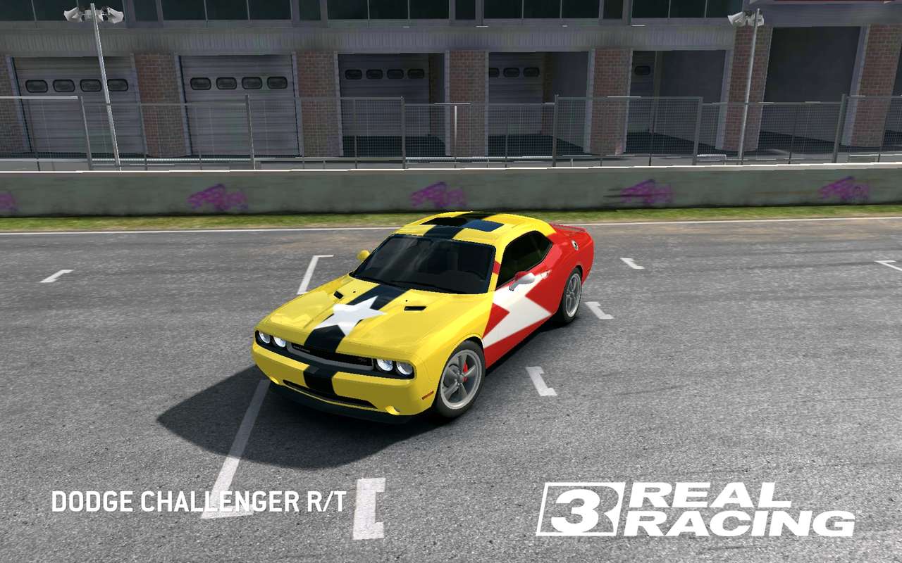 Carreras reales 3 Dodge Challenger rompecabezas en línea
