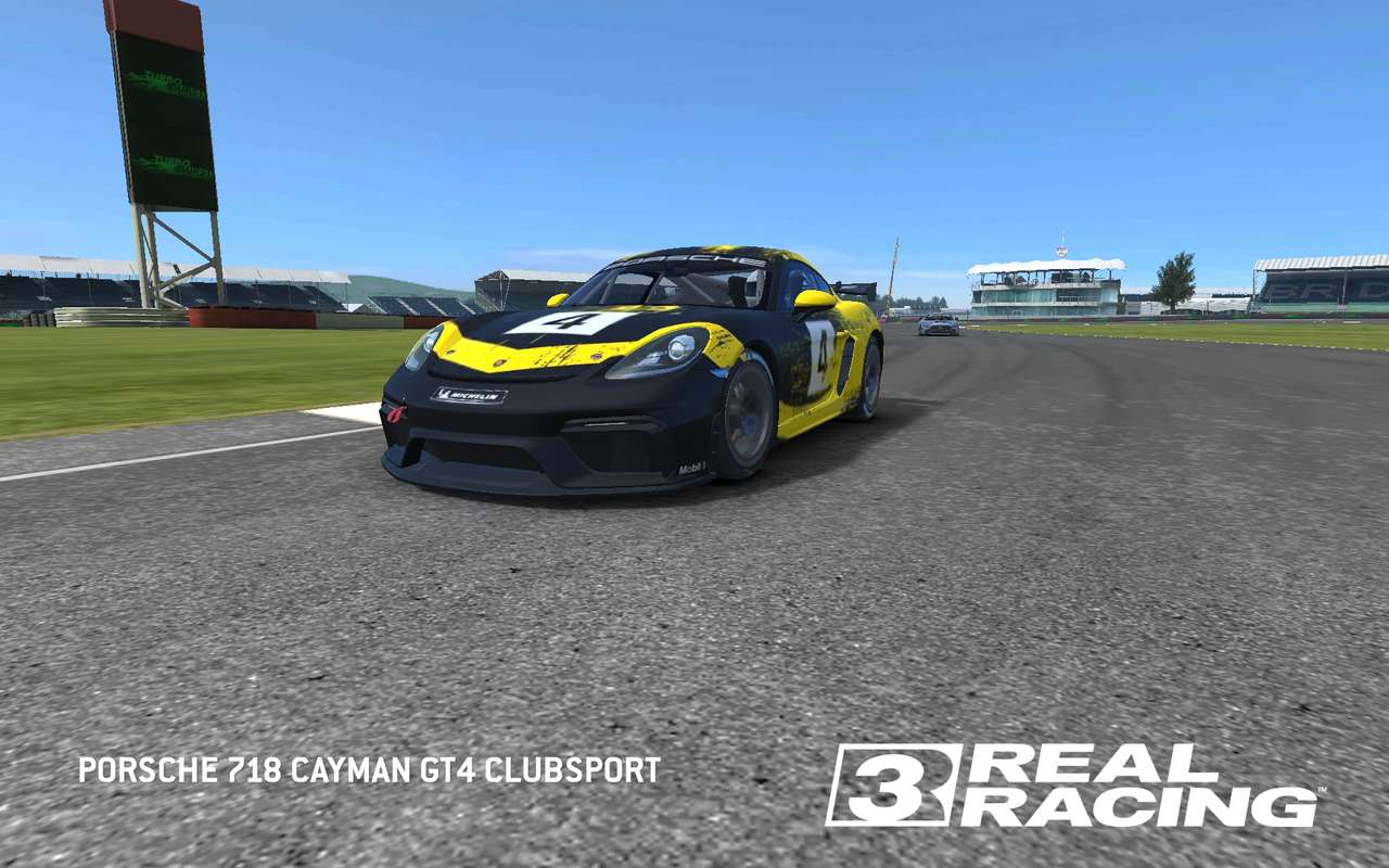 Real racing 3 Porsche Cayman GT 4 online puzzle