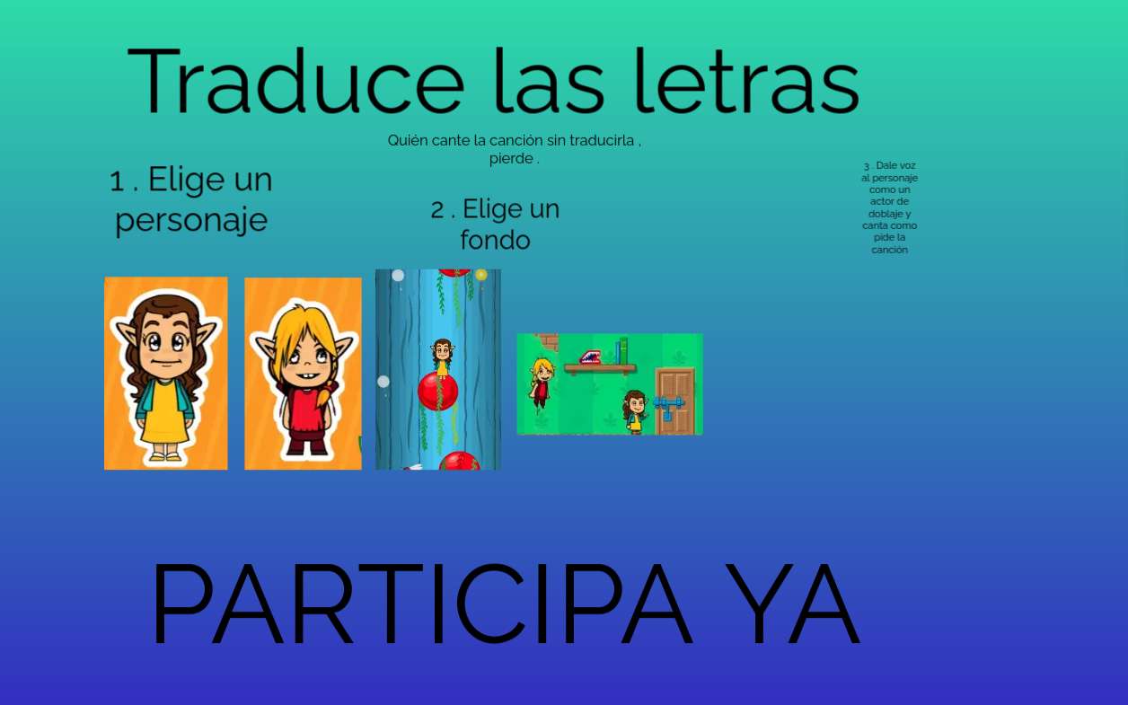 Traduire les paroles en espagnol 3 puzzle en ligne
