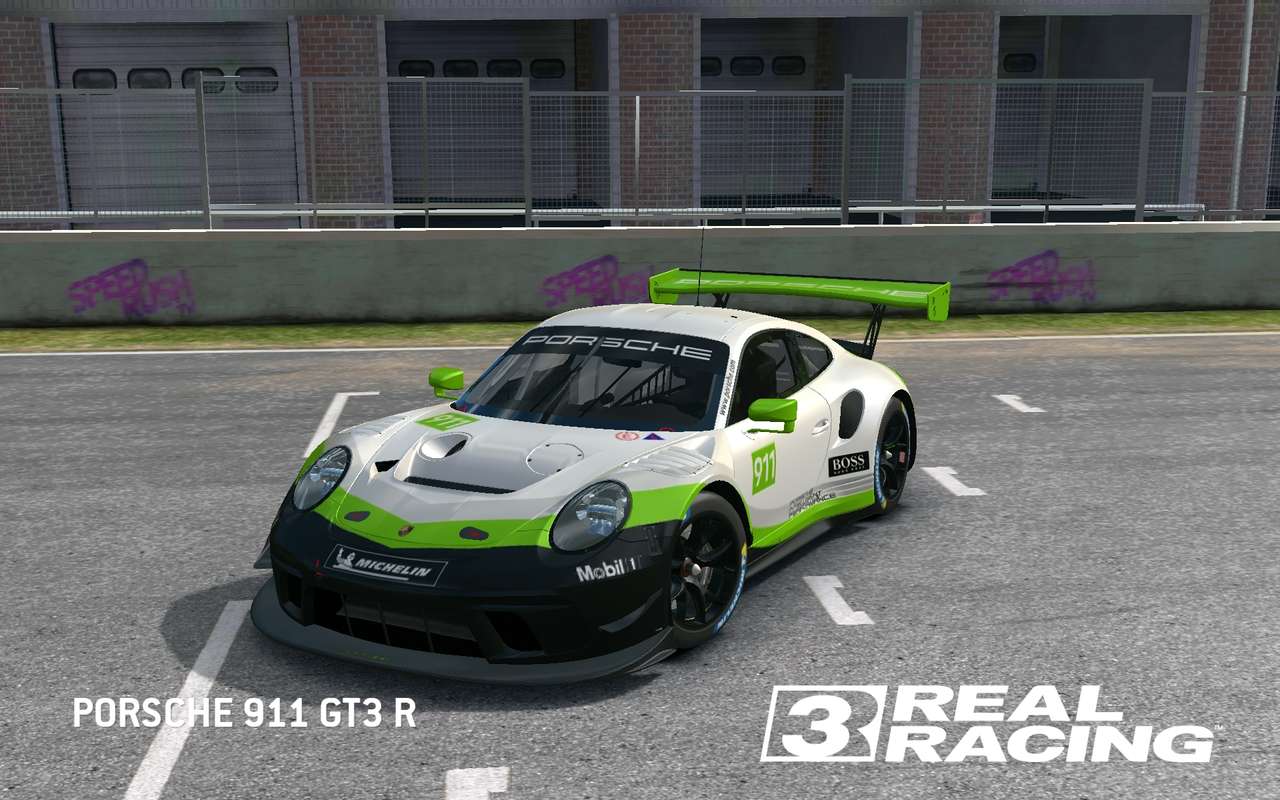 Порше 911 GT3 Р онлайн-пазл