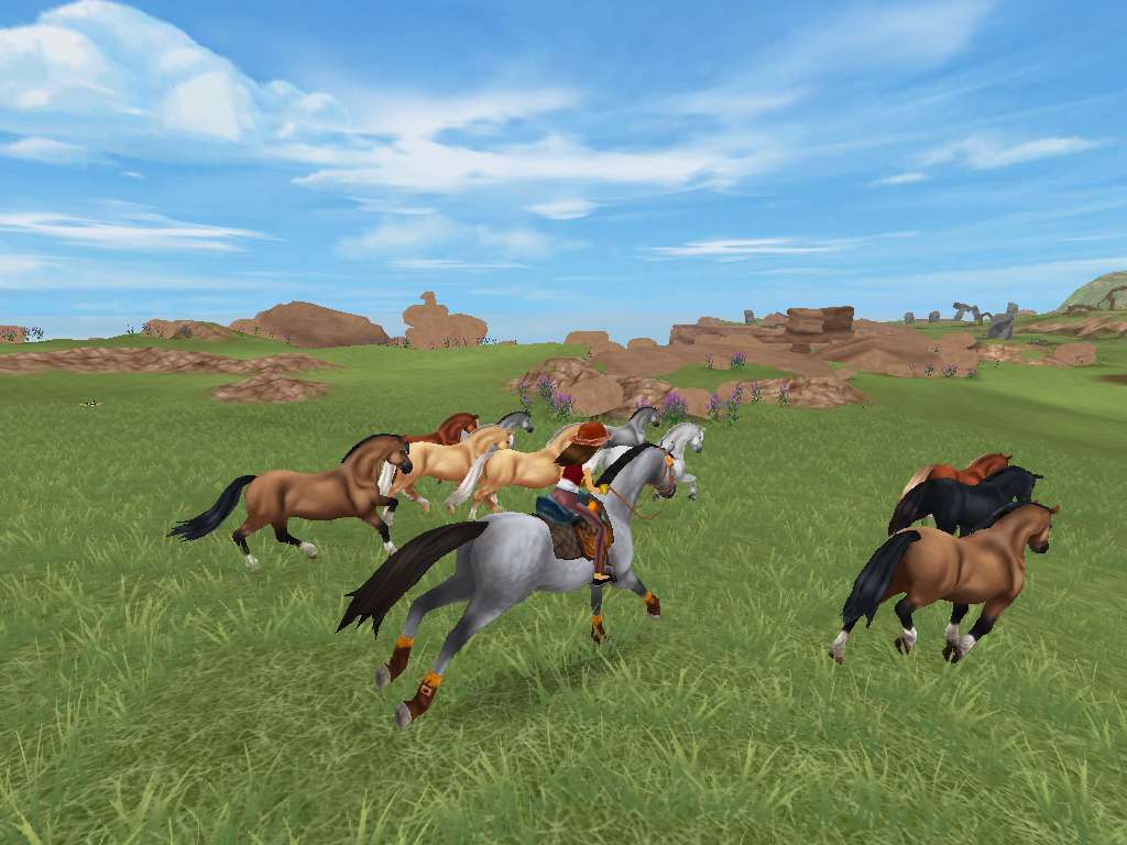 Табун коней онлайн пазл