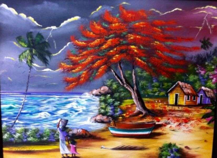 Flamboyan Storm v Portoriku - Art #2 skládačky online