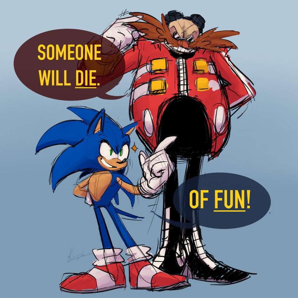 Sonic och Eggman Pussel online