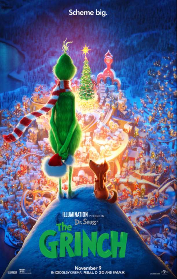 Η αφίσα της ταινίας Grinch 2018 παζλ online