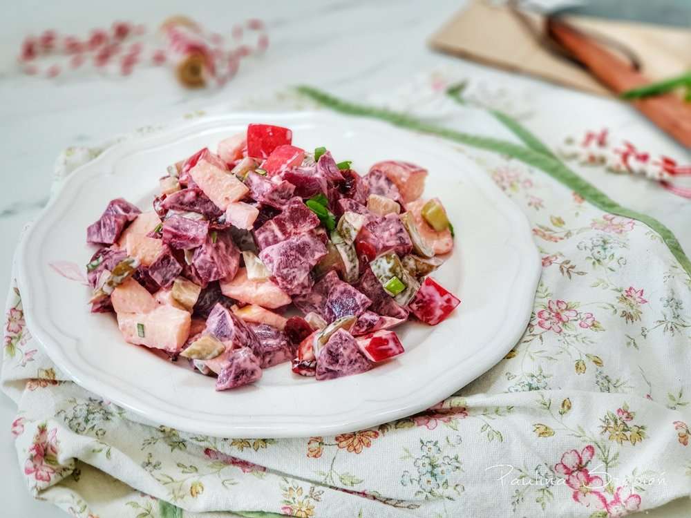 Salada sueca com beterraba puzzle online