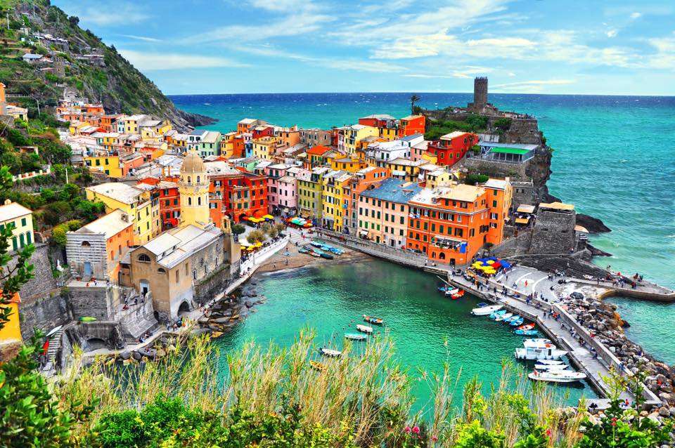 Vernazza, Cinque Terre, Olaszország online puzzle