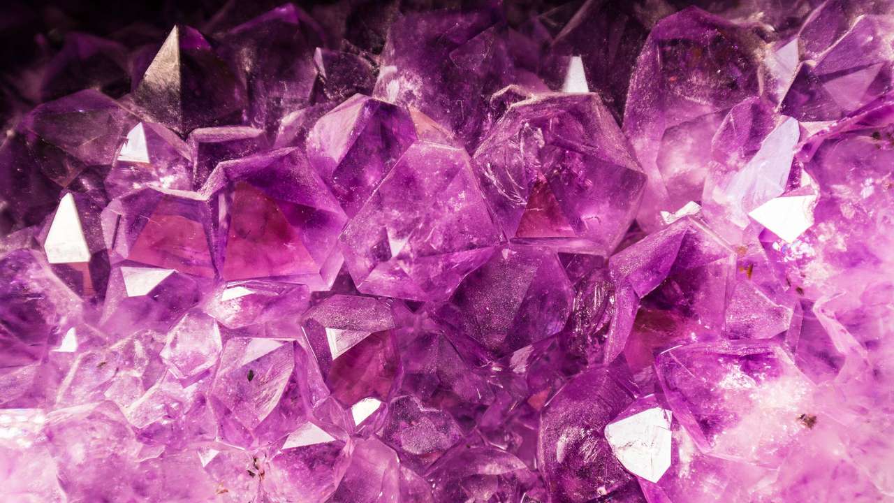 ametiszt kristályok online puzzle