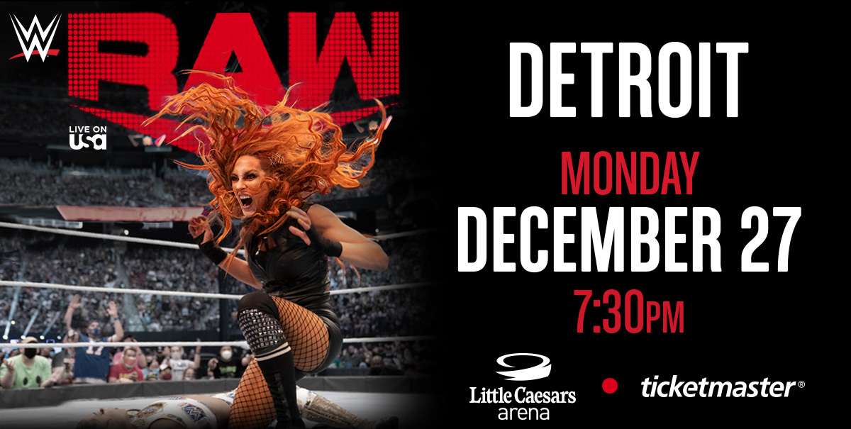 Детройт WWE RAW ПОНЕДІЛОК 27 грудня пазл онлайн