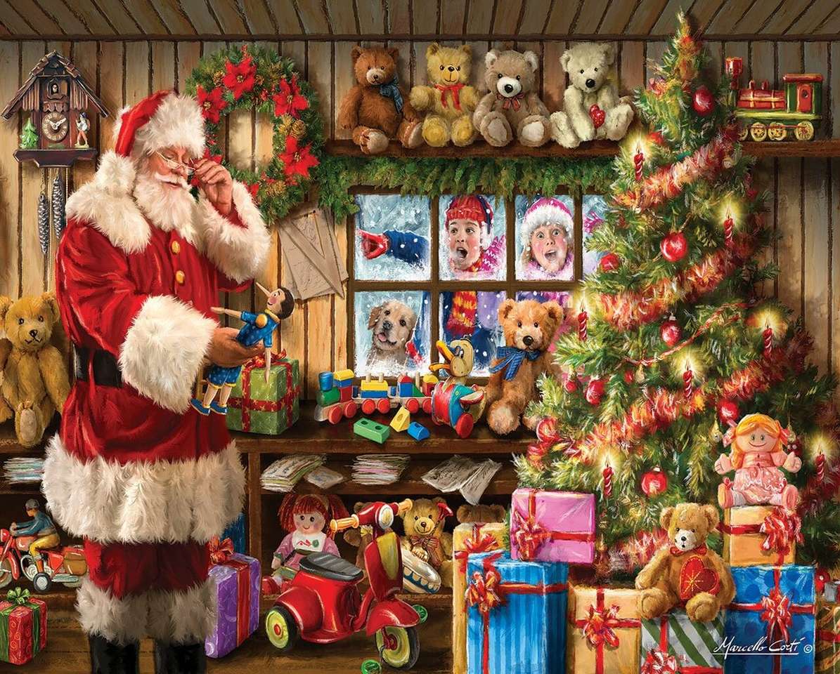 Guarda è Babbo Natale puzzle online