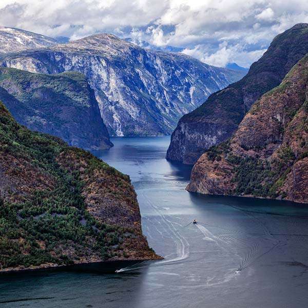 Norské fjordy skládačky online