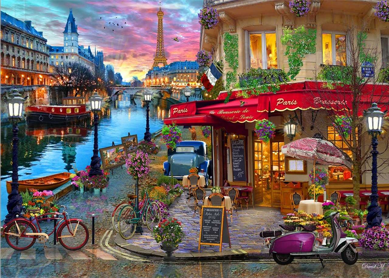 Sur la Seine à Paris puzzle
