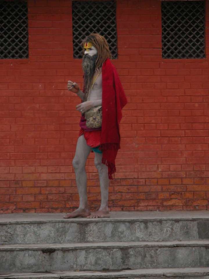 Садху в Катманду пазл онлайн