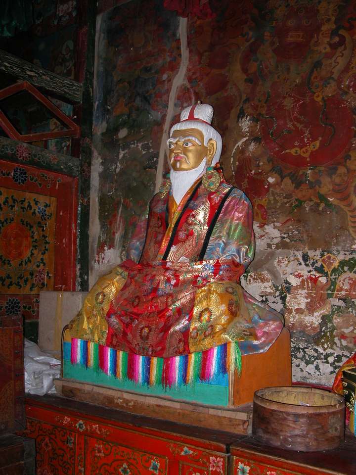 Staty av ett tibetanskt helgon pussel på nätet