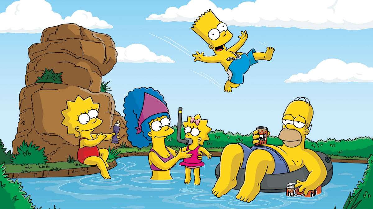 The Simpsons online puzzel
