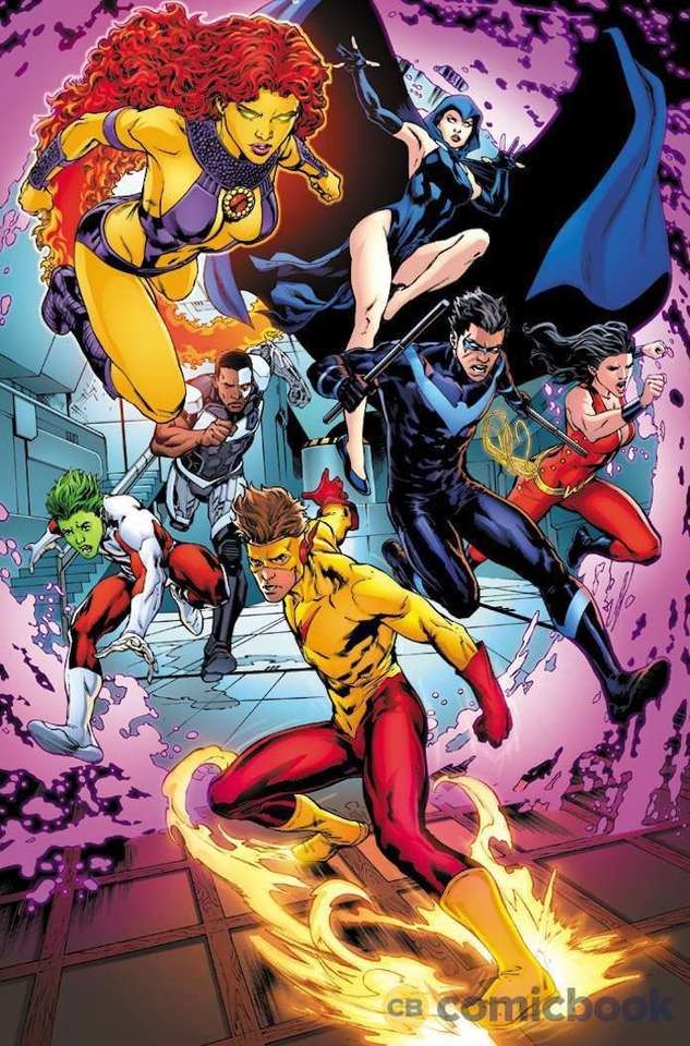 Teen Titans puzzle en ligne