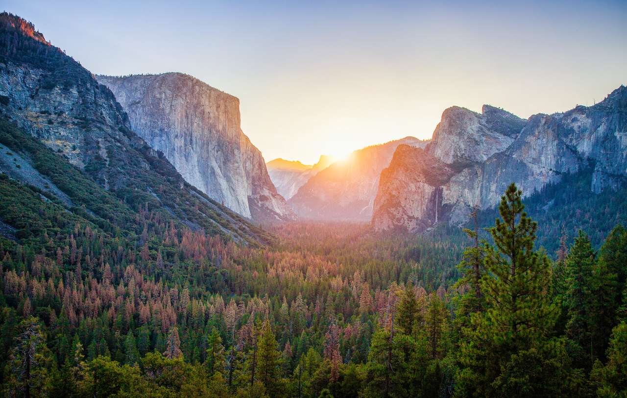 Vallée de Yosemite puzzle en ligne
