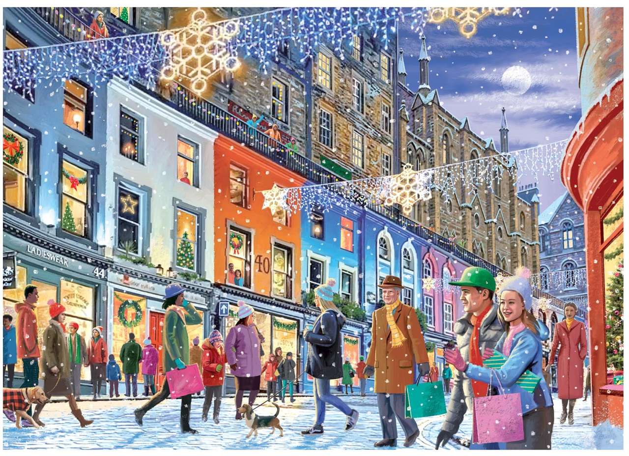 Crăciunul în Edinburgh jigsaw puzzle online
