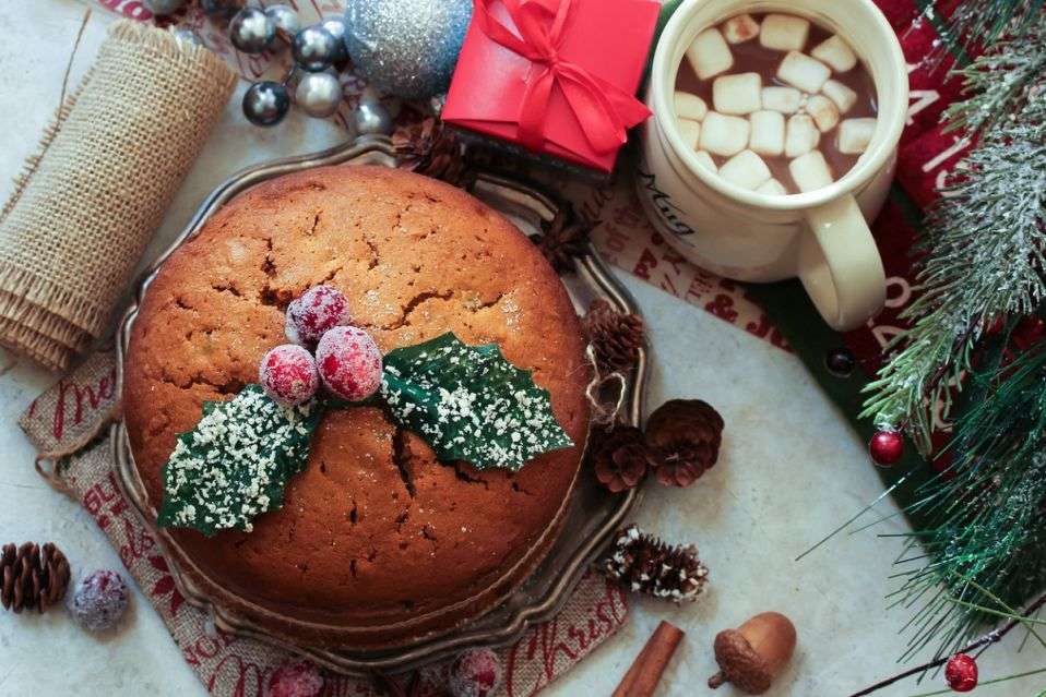 bolo festivo quebra-cabeças online