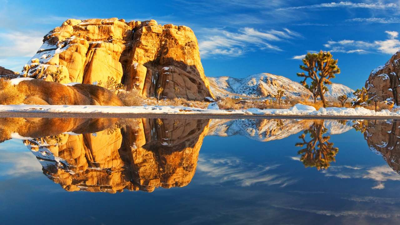 Peisaj frumos, lac de munte jigsaw puzzle online