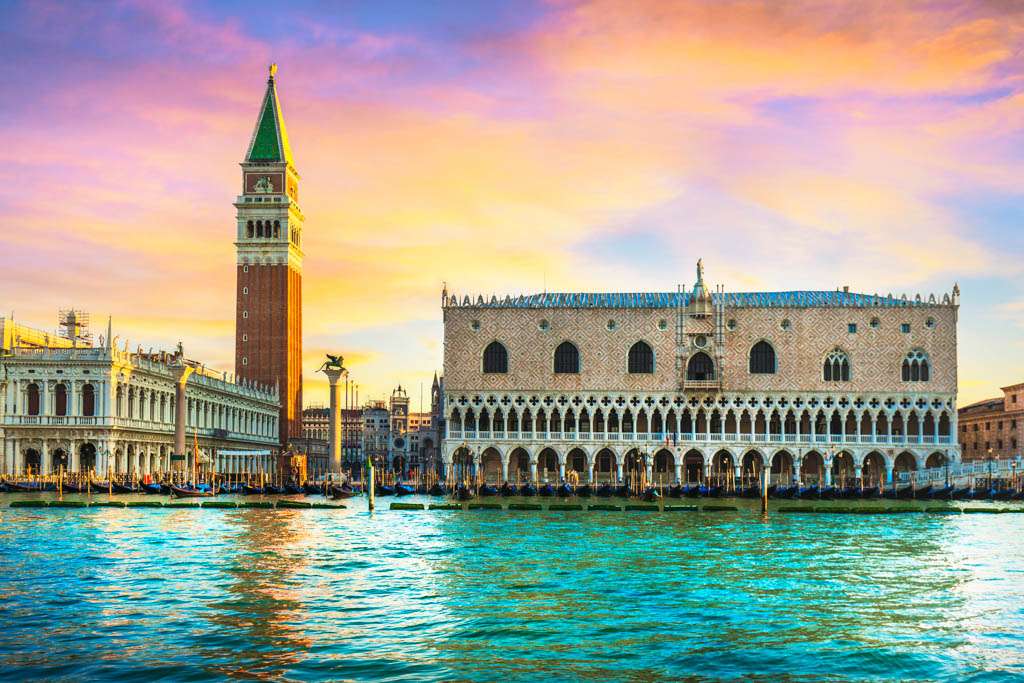 Palácio do Doge - a residência dos governantes e do governo de Veneza puzzle online