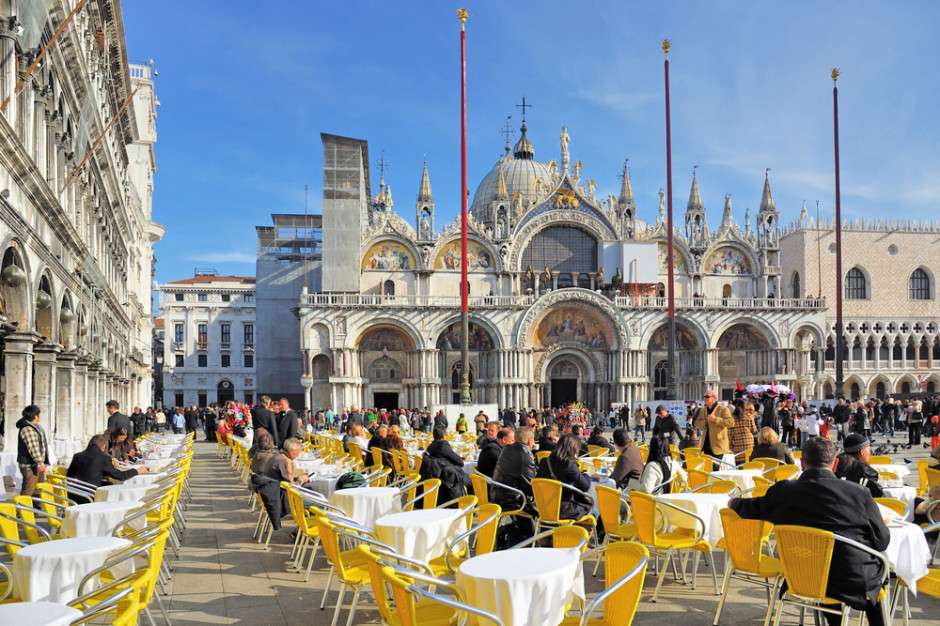 St. Mark är i Venedig pussel på nätet