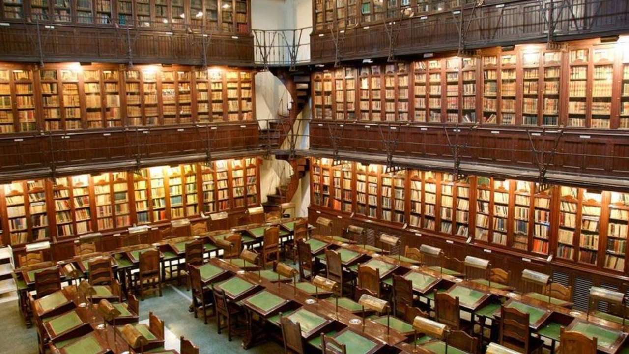 Bibliothek des Athenaeum von Madrid Online-Puzzle
