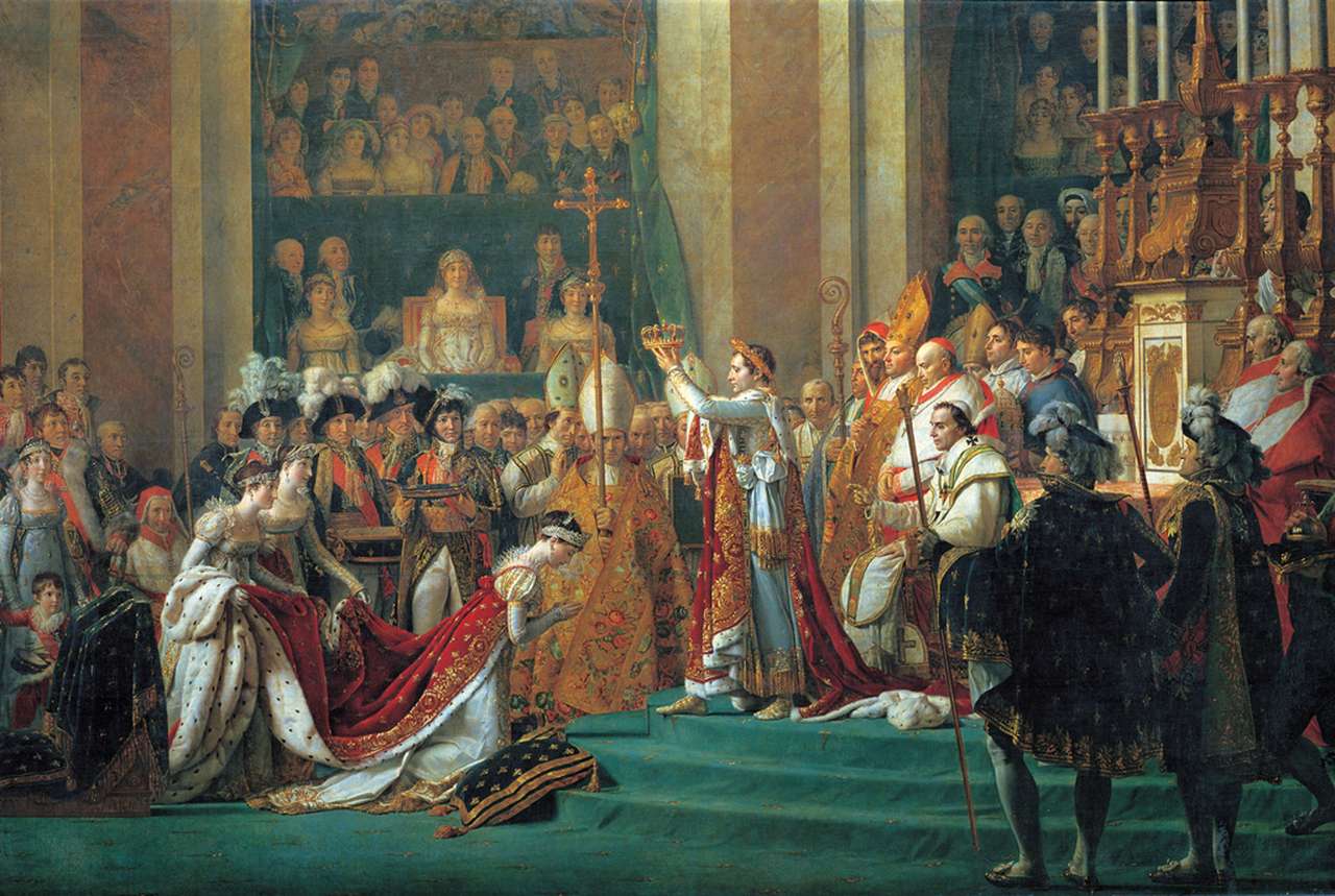 De kroning van Napoleon online puzzel