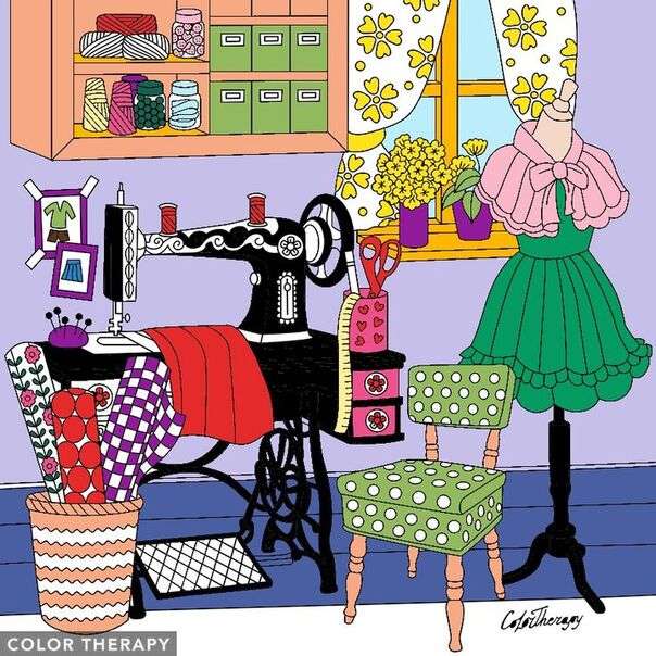Cute sewing room online puzzle