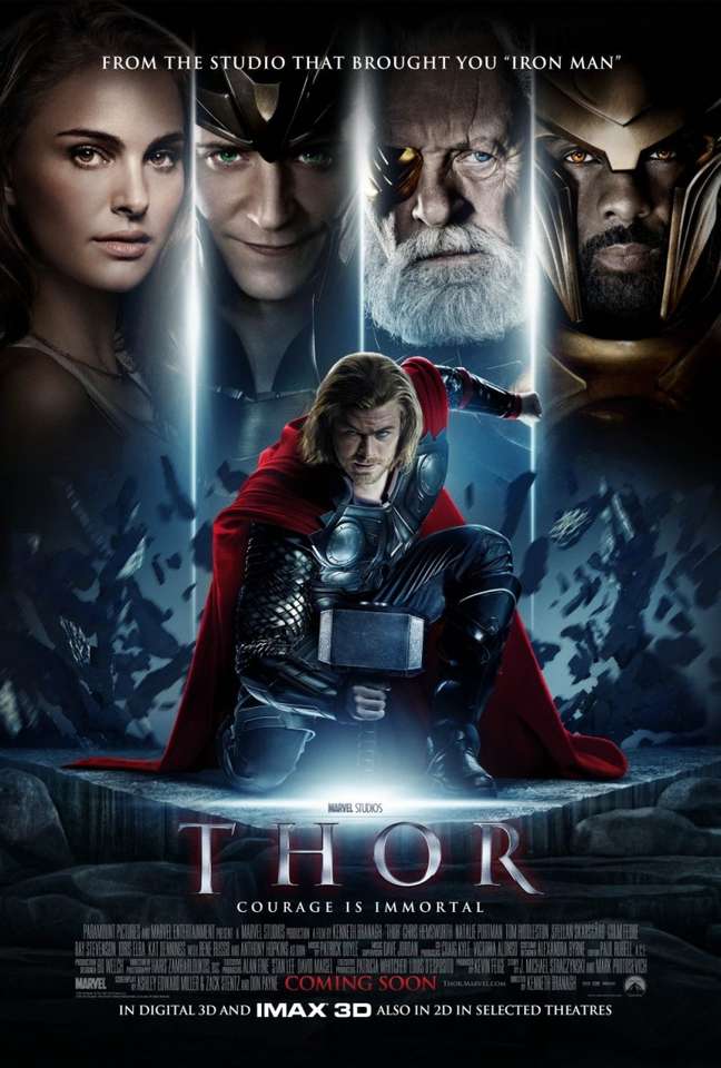 Thor, cartel de la película rompecabezas en línea