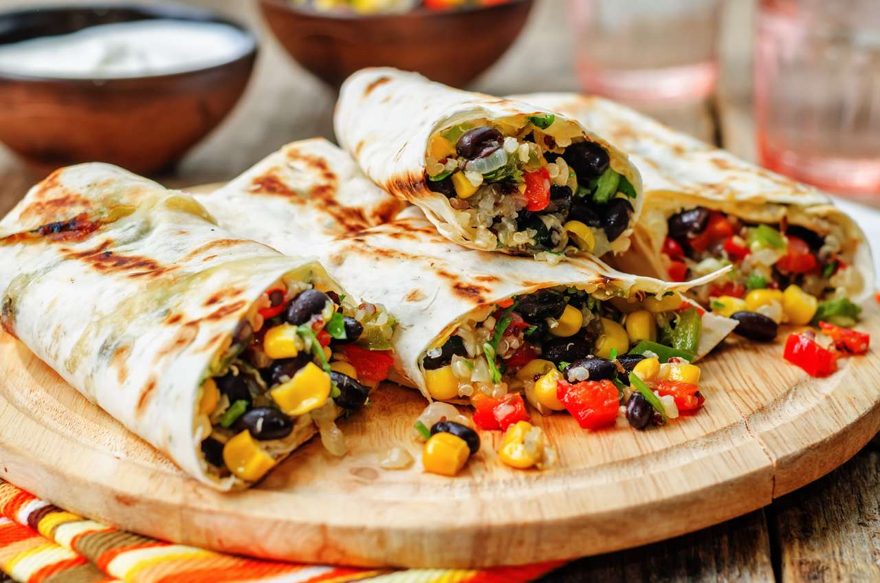 bors kukorica fekete bab quinoa burritók kirakós online