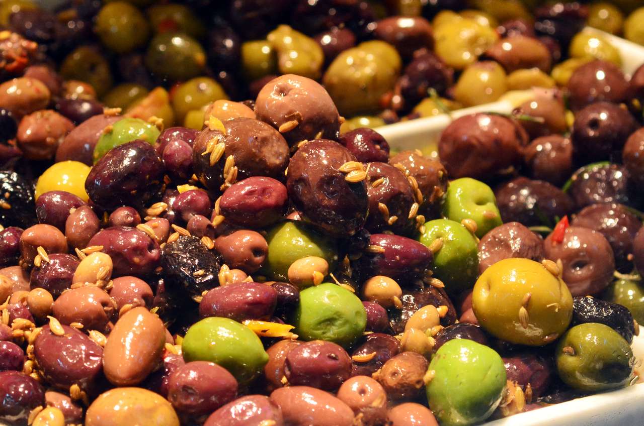 Mélange d'olives puzzle en ligne
