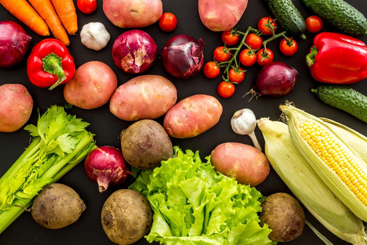 Verse groenten stilleven online puzzel