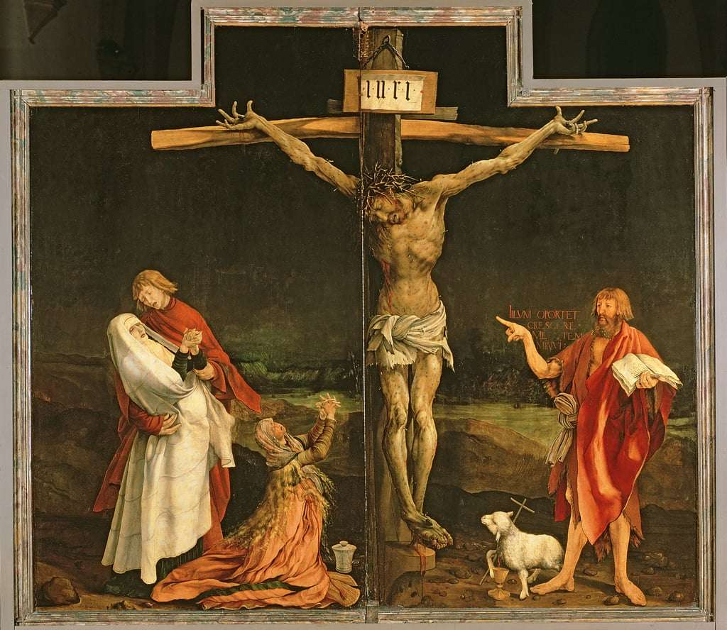 Johannes + Maria onder het kruis online puzzel