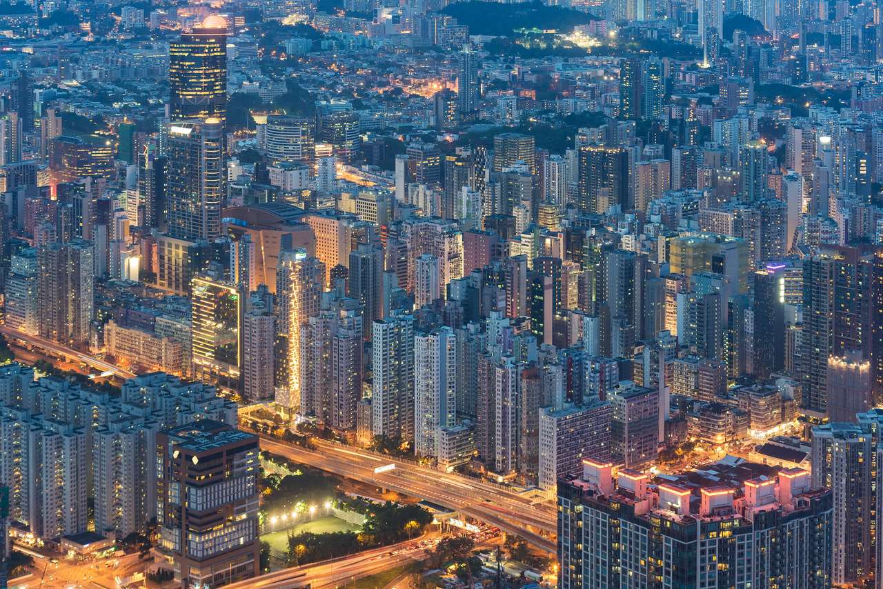 Hongkong-Stadt Online-Puzzle