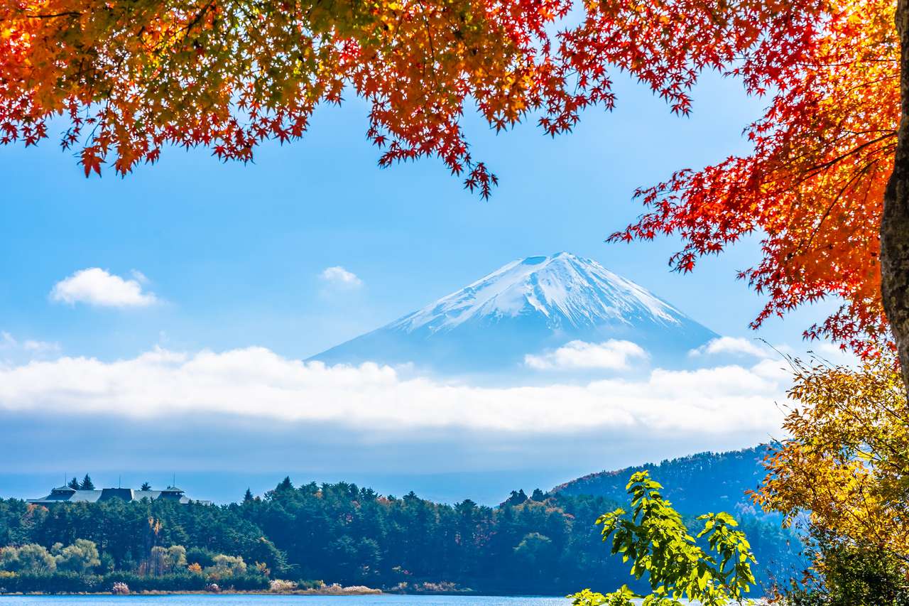Гора Фудзи пазл онлайн