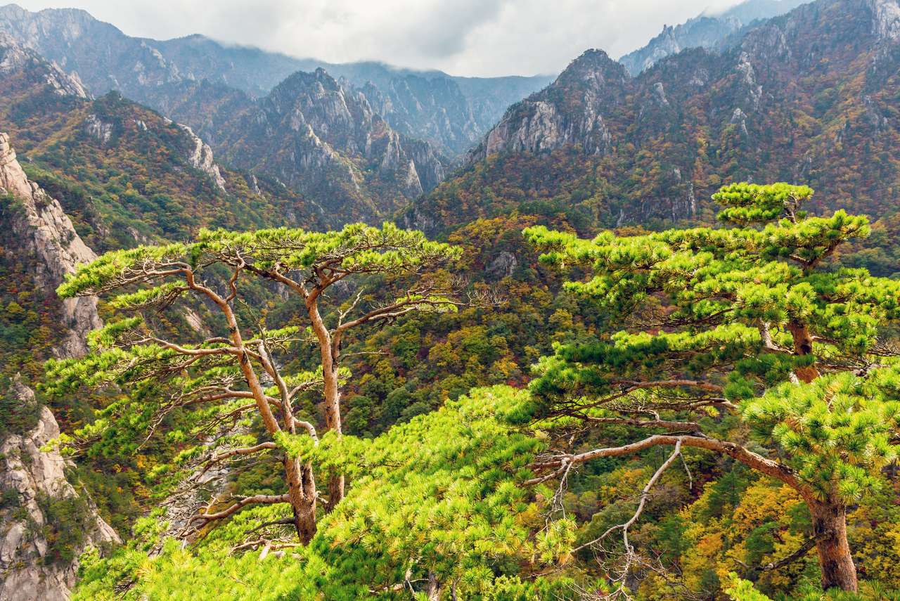 Национален парк Сораксан, Южна Корея онлайн пъзел