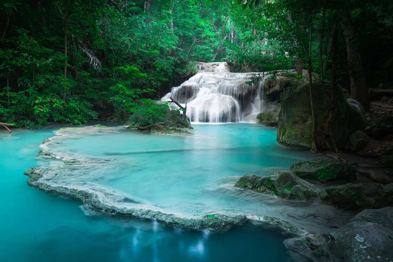 Национальный парк Канчанабури, Таиланд онлайн-пазл