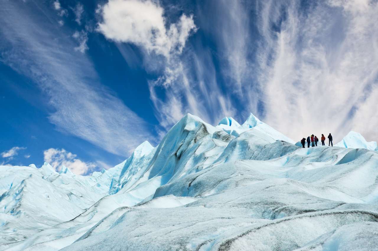 Ledovec Moreno v Patagonii, Argentina. online puzzle