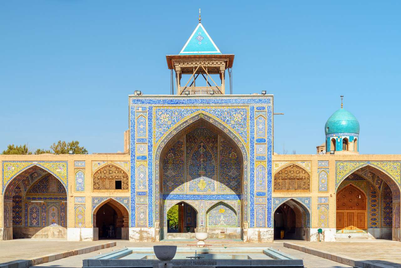Mesquita Seyyed em Isfahan quebra-cabeças online