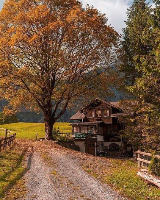 Švýcarský podzim. skládačky online